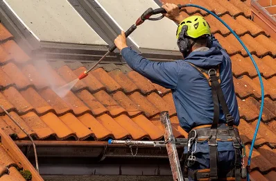 Démoussage et hydrofuge de toiture au Cercueil